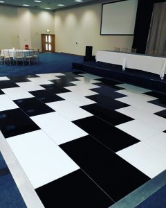 Black White Led Dancefloor Hire Oxford