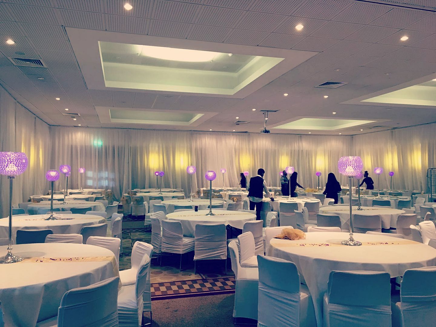 Pipe & Drape Package Oxford Sports Awards Core Event Hire